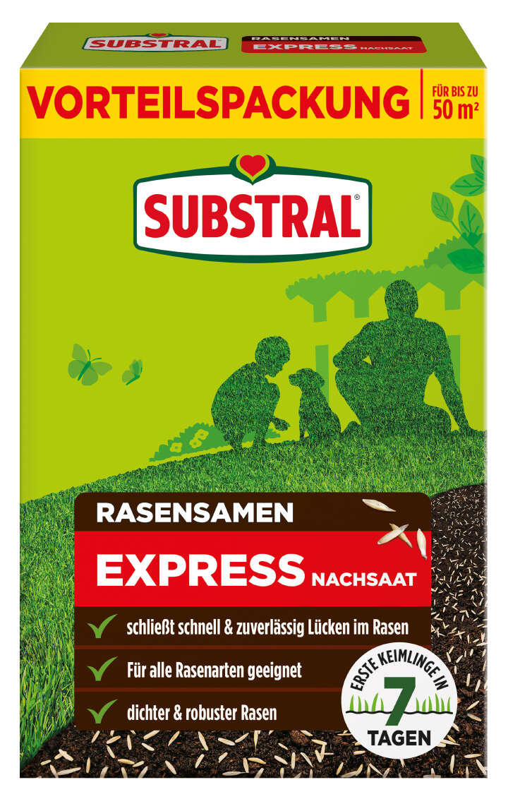 SUBSTRAL Rasensamen Express Nachsaat